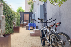 Side Yard with two bikes for your use